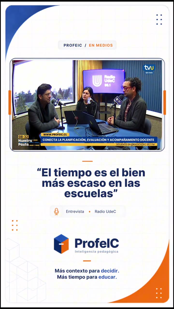 Entrevista de ProfeIC en Radio UdeC y TVU